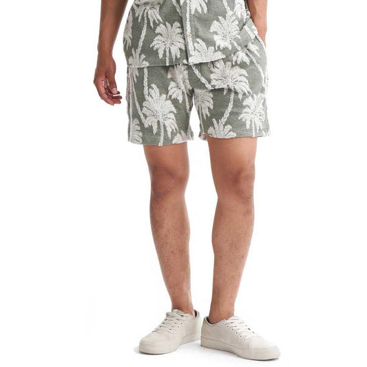 RVCA Palms Down Exotica Shorts Jade Green
