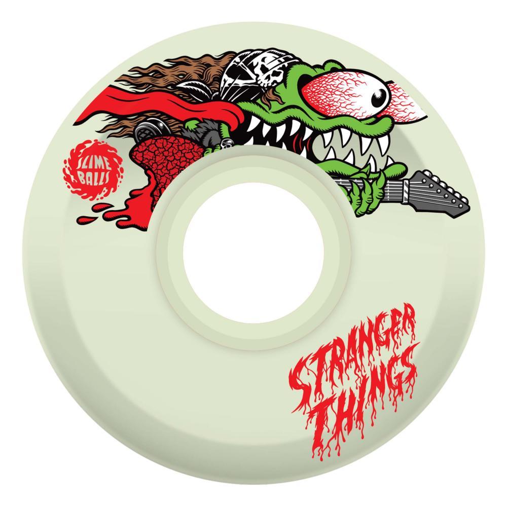 Slimeballs X Stranger Things Meek Slasher Skateboard Wheels White 78A 60mm