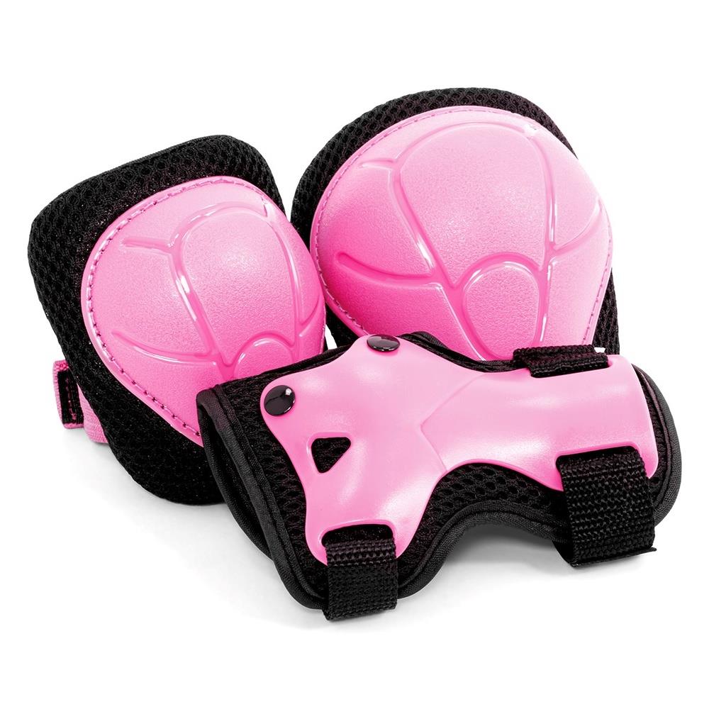 SFR Essentials Youth Triple Pad Set Elbow Knee Wrist Pink