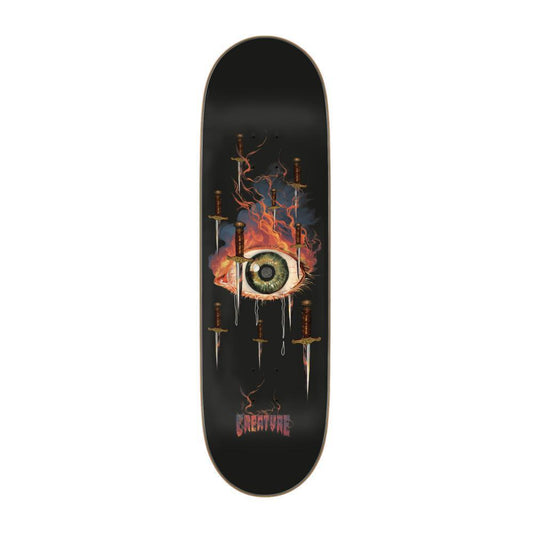 Creature Pro Torres Eyes Pro Black Assorted Skateboard Deck 9"