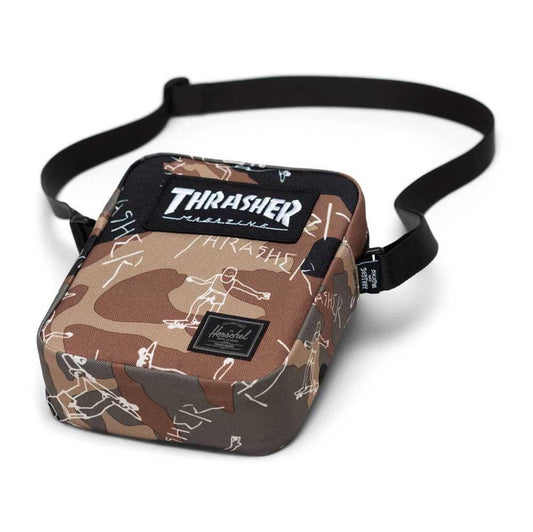 Herschel X Thrasher Magazine Gonz Heritage Crossbody Bag Woodland Camo
