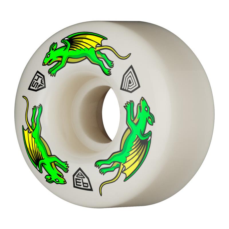 Powell Peralta Dragon Formula Skateboard Wheels Wide Nano Rats 54mm x 34mm 93A