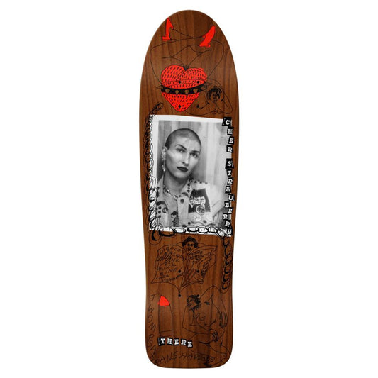 There Skateboard Deck Cher Dear Diary Brown 8.67"