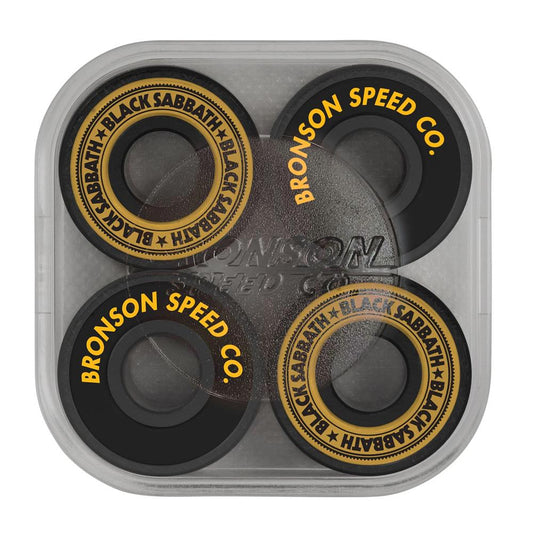 Bronson Speed Co. Bearings Black Sabbath G3 Black Yellow 8mm