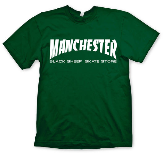 Black Sheep Manchester T-Shirt Forest Green