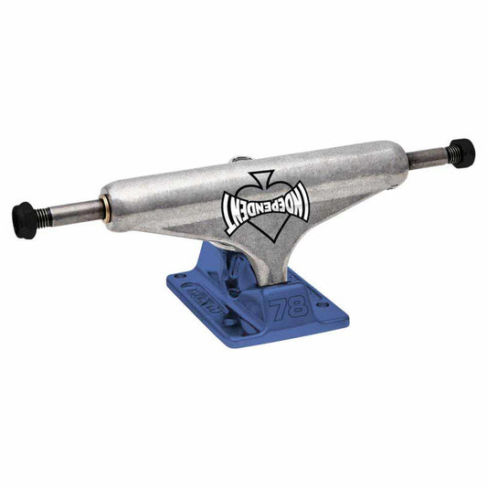 Indy Independent Hollow Skateboard Trucks Stage 11 Cant Be Beat 78 Standard Silver/Blue 149mm Pair