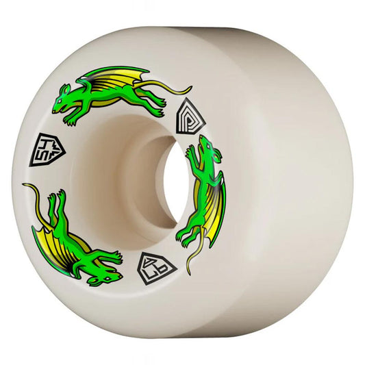 Powell Dragon Formula Nano Rats Skateboard Wheels 54mm X 34mm 93A V6