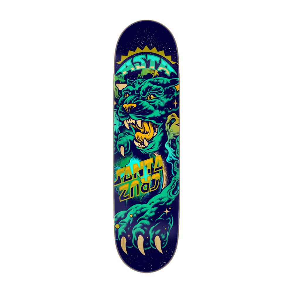 Santa Cruz Pro Skateboard Deck Asta Space Cat Twin Pro Blue 8.2"