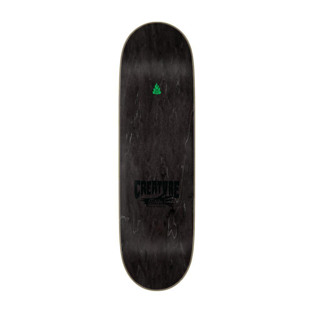 Creature Team Skateboard Deck Logo Stumps Assorted Black Yellow Green 8"