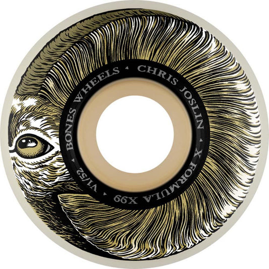 BONES X-Formula Joslin Rampage V1 Standard Skateboard Wheels 52mm 99A