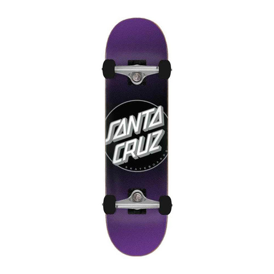 Santa Cruz Complete Skateboard Other Dot Gradient Full Purple/Black 8"