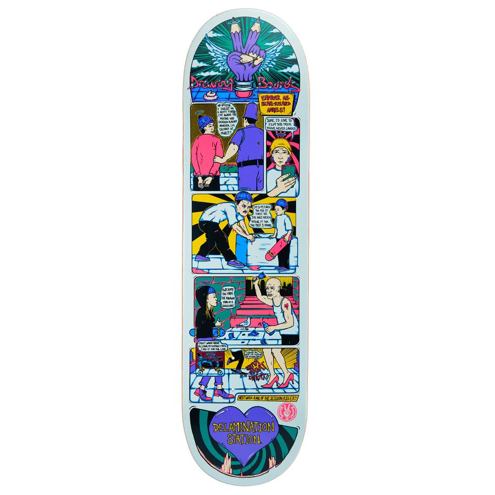 Drawing Boards Skate-Related Angels Skateboard Deck 8.0"