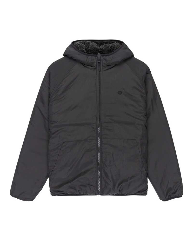 Element Wolfe Sherpa Reversible Sherpa Jacket Off Black Black