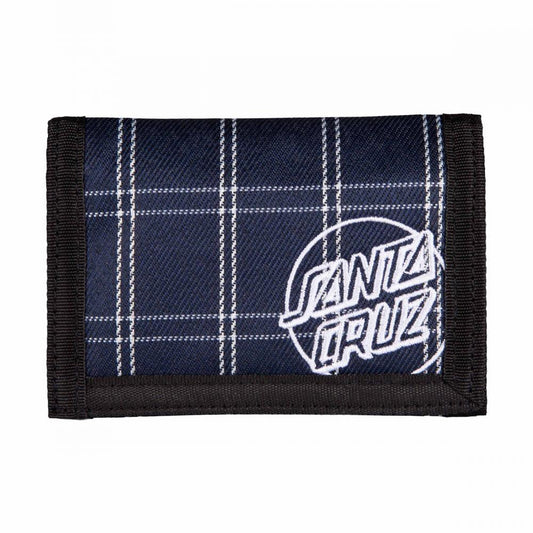 Santa Cruz Wallet Opus Dot Wallet Navy Check