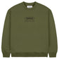 Arbor Skateboards Work Crewneck Sweatshirt Army Green