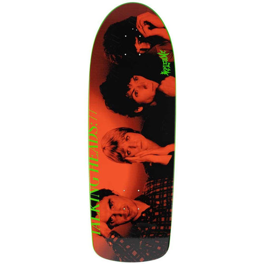Welcome Skateboards X Talking Heads Psycho Deck Green Dip 10.1"