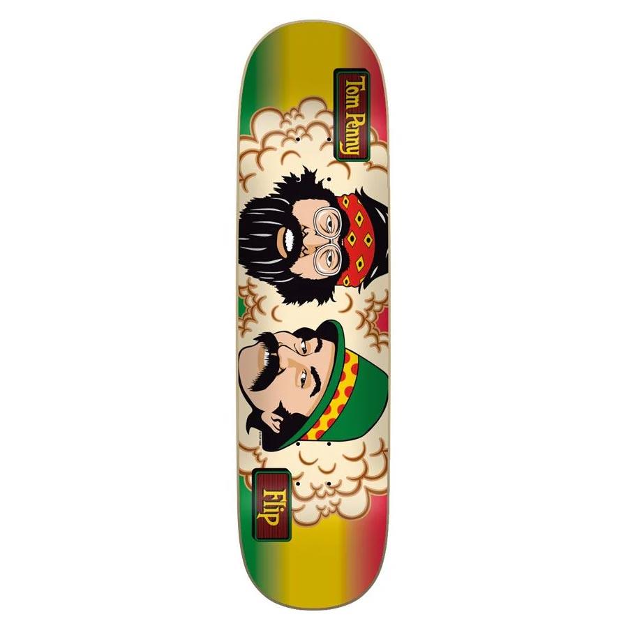 Flip Rasta Stripe Penny Skateboard Deck 8.125"