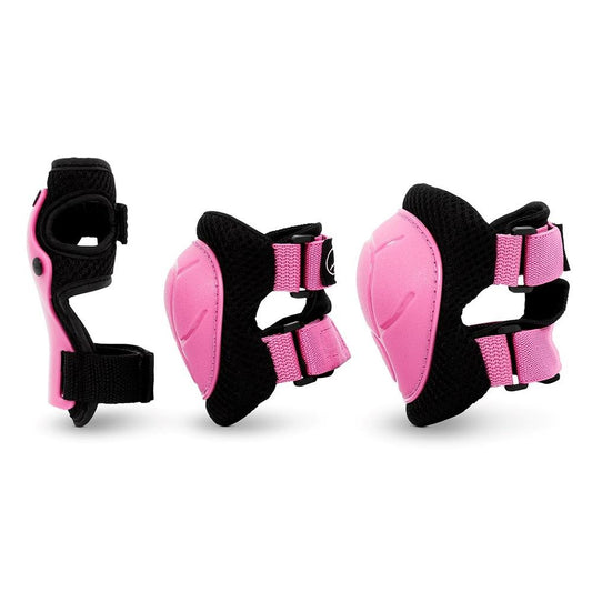 SFR Essentials Youth Triple Pad Set Elbow Knee Wrist Pink