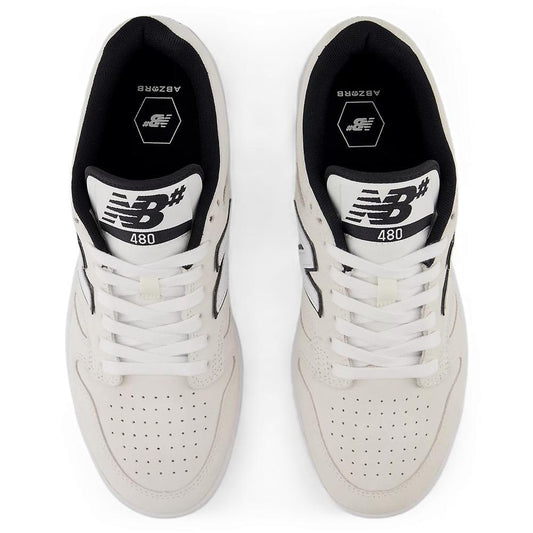 New Balance Numeric 480 Skate Shoes Cream White Leather Gum