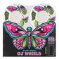 OJ Skateboard Wheels Akerley Chrysalis Chubbies 99a White 56mm