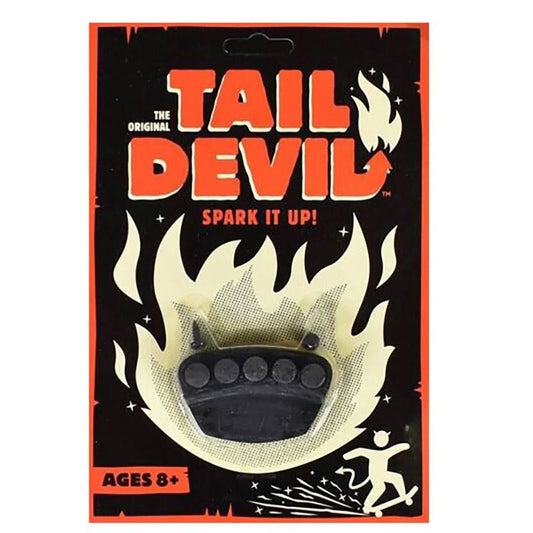 Tail Devil Skateboard Spark Plate Pad Black