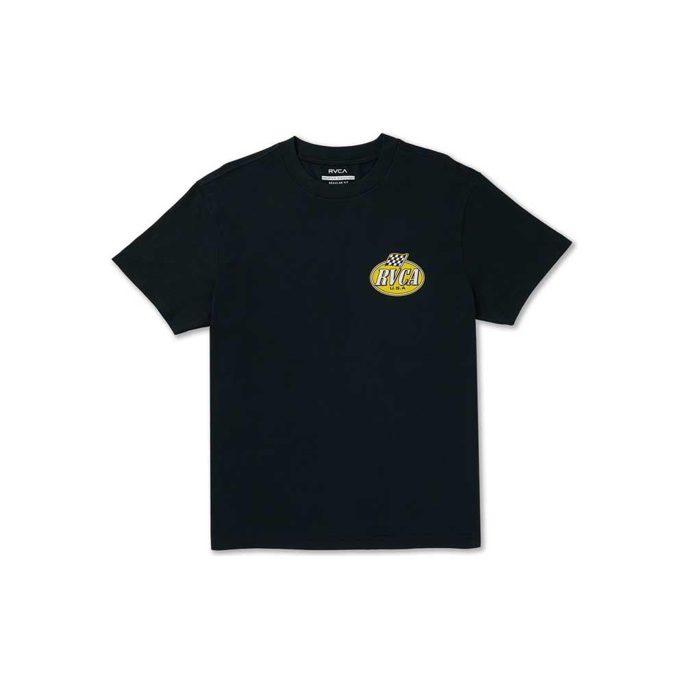 RVCA Speed Check Short Sleeve T-Shirt Black