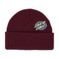 Santa Cruz Beanie Global Oval Dot Beanie Dark Cherry One Size