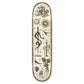 Real Kyle Engraved Skateboard Deck White 8.38"