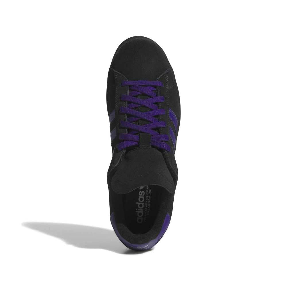 Adidas Campus ADV Collegiate Purple Core Black Silver Metallic Skate Shoes