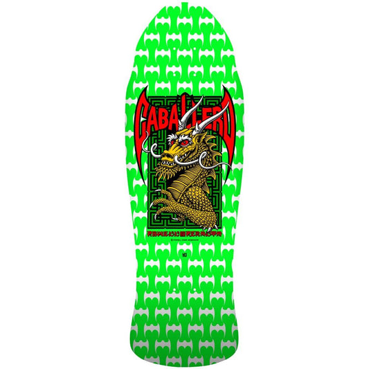 Powell Peralta • Steve Caballero Street '22' Green White Skateboard Deck 9.625"