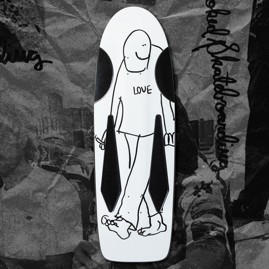 Krooked Skateboard Deck Skate Shop Day 25 Gonz Beamer Love White Super Ltd 10.75"