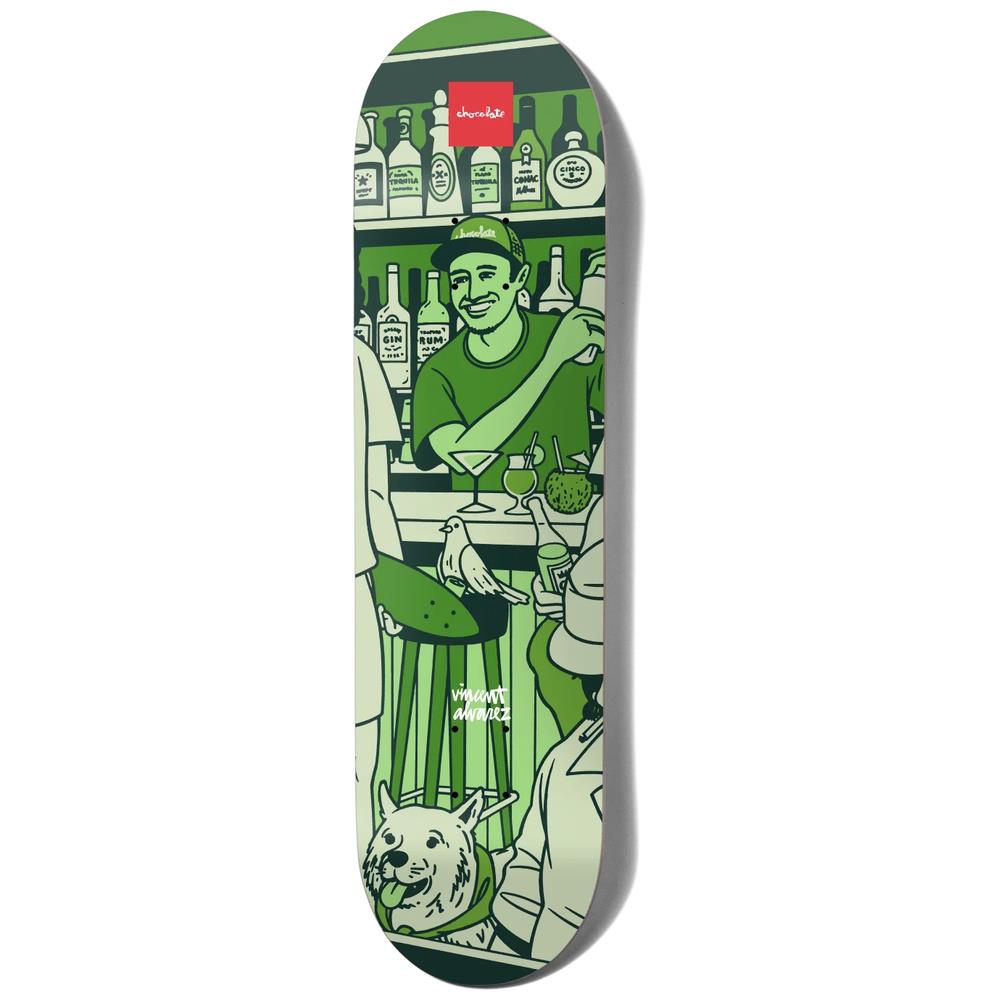 Chocolate Skateboard Deck Bar Series III Vincent Alvarez 8.25