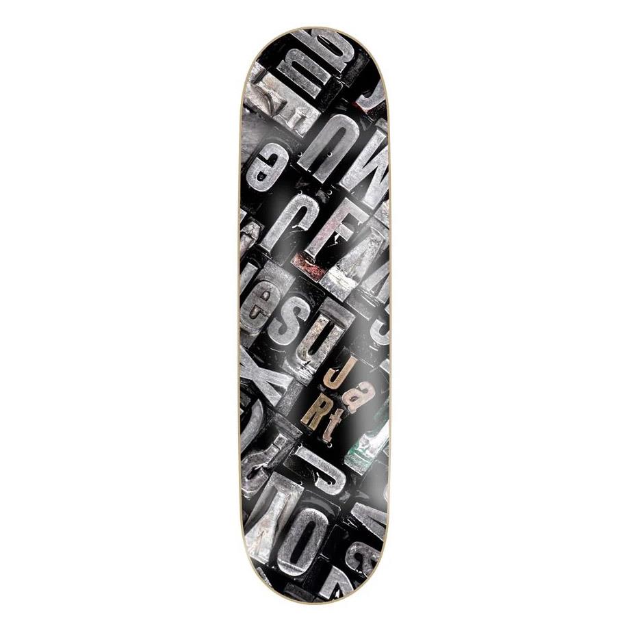 Jart Linottype Skateboard Deck 8.0"