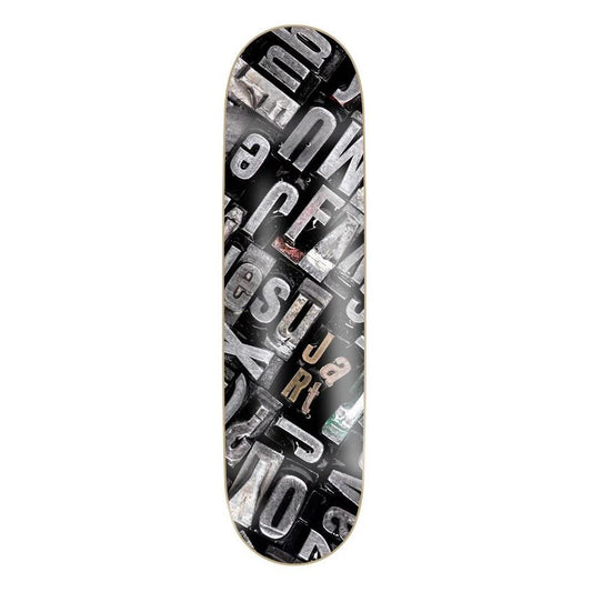 Jart Linottype Skateboard Deck 8.0"