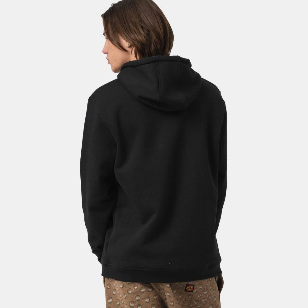 Santa Cruz Hooded Hand Dot Front Black Medium