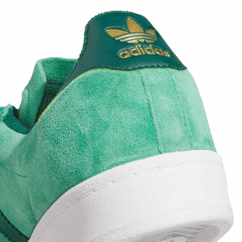 Adidas Skateboarding Campus ADV Court Green Collegiate Green Cloud White Skate Shoes