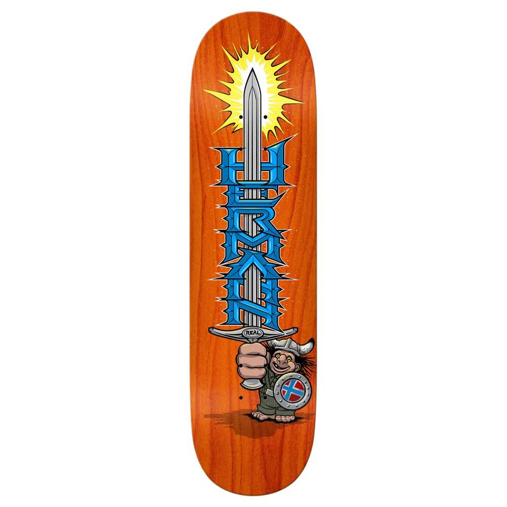 Real Skateboards Hermann Mighty Skateboard Deck Multi Stains True Fit 8.5"