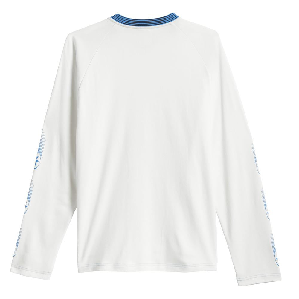 Adidas Skateboarding Formula Long Sleeve T-Shirt Core White Lucid Ray Blue