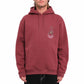 Volcom Lintell Classic Pullover Hooded Sweatshirt Merlot