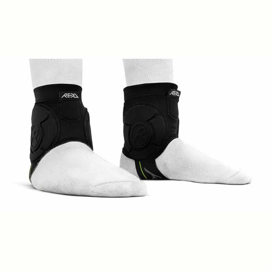 REKD Energy Covert Ankle Impact Guards Black