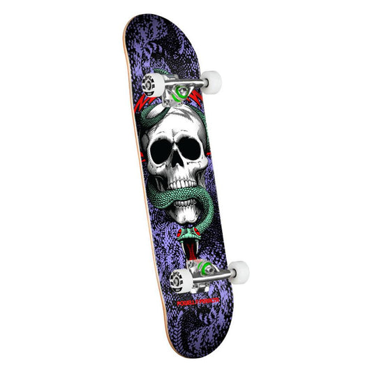 Powell Peralta Skull & Snake Factory Complete Skateboard Black Purple 7.75"