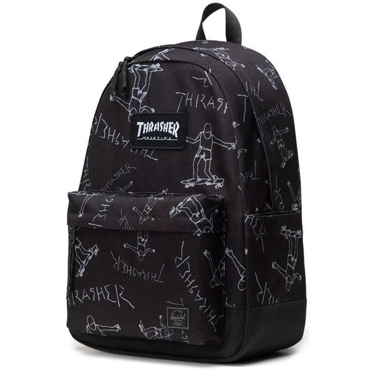 Herschel X Thrasher Magazine Gonz Classic XL Backpack Black