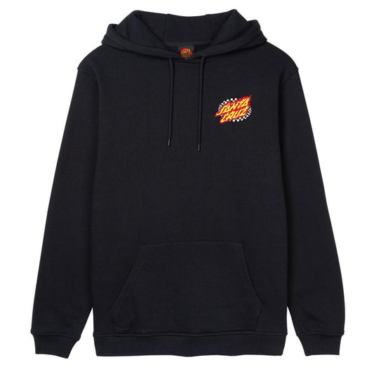 Santa Cruz Hooded Sweatshirt Goal Flame Black