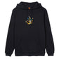 Santa Cruz Hooded Sweatshirt Sommer Sparrow Front Black