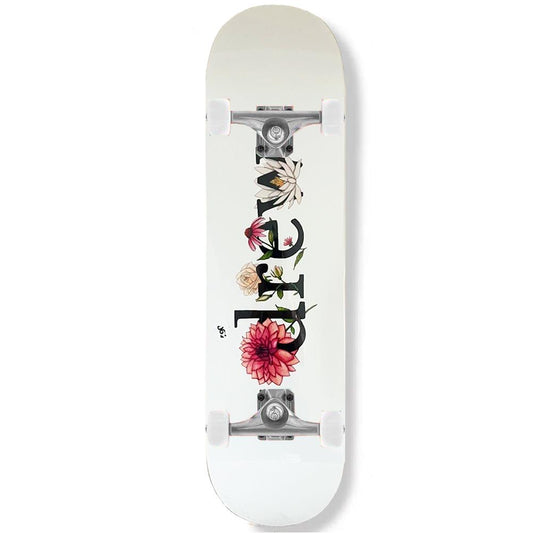 Drew House Floral Drew Logo Complete Skateboard  8.25"