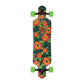 Santa Cruz Cruzer Complete Cruiser Skateboard Screaming Hibiscus Drop Thru Green/Red 9"