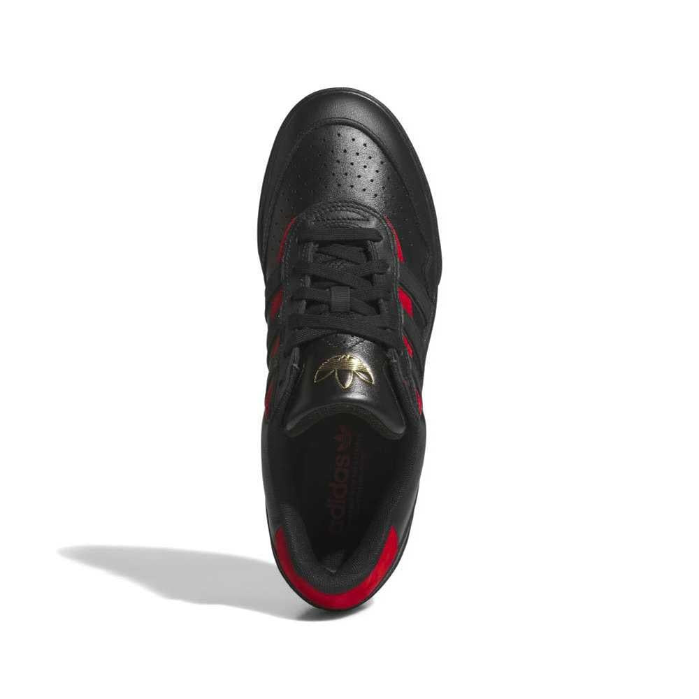 Adidas Skateboarding Tyshawn II Skate Shoes Core Black Black Better Scarlet