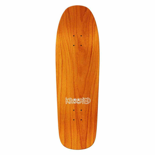 Krooked Skateboard Deck Sandoval Slow Feet Assorted Woodtsains 9.81"