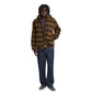 Element Dulcey Fuzzy Check Hooded Bomber Jacket Brushed Plaid Mole