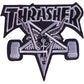 Thrasher Magazine Skate Goat Black Silver Patch 4"